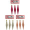 FINIAL GLTR 3PC BERRY