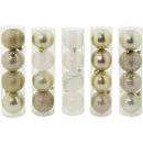 BALL TUBE DESIGNER; 4PC 7CM GLD