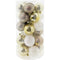30PK BALL TUBE DESIGNER 7CM GLD