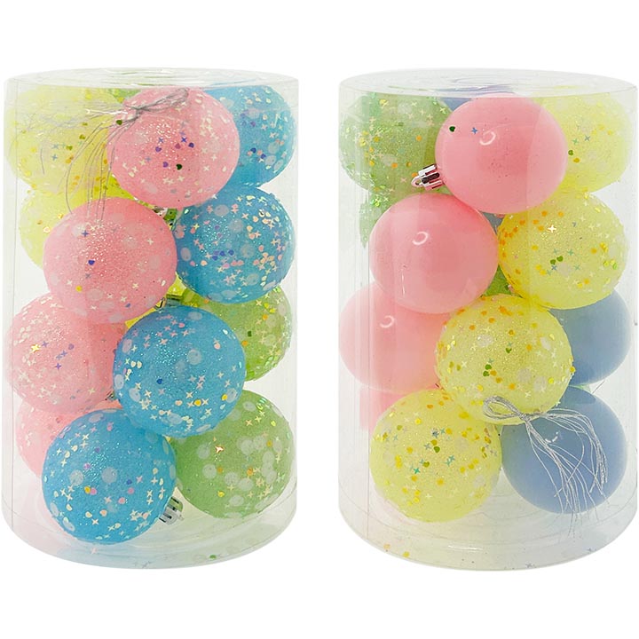 16PK BALL TUBE DESIGNER 6CM CNDS 2ASTD