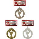 ANGEL PENDANT 8.5x9.5CM GLTR 3ASTD GLD