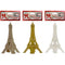 EIFFEL TOWER 12.5CM GLTR 3ASTD GLD