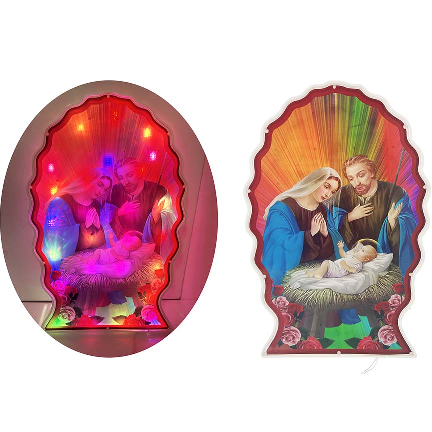 LIGHT UP NATIVITY 45CM