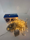 ICICLE LIGHTS LED 300L 9M WARM WHITE
