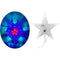 STAR TREE TOPPER 21CM PLUG IN MULTICOLOR