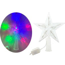 STAR TREE TOPPER 19CM PLUG IN MULTICOLOR