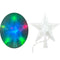 STAR TREE TOPPER 16CM PLUG IN MULTICOLOR