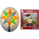 TREE TOPPER STAR LIGHT UP MULTI COL 8"