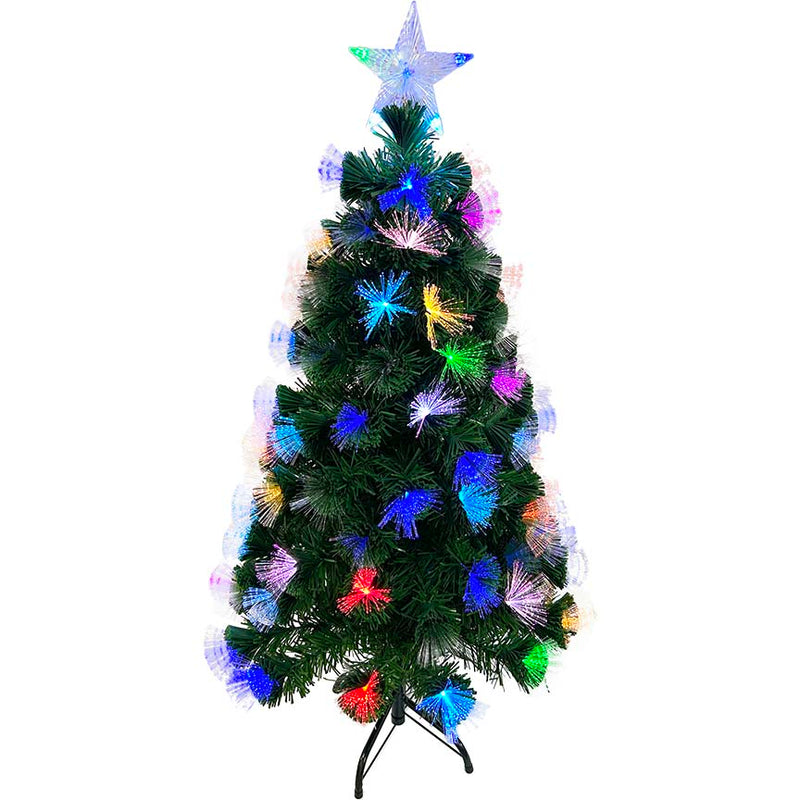 TREE 4FT W/ FIBER OPTIC LED INSIDE LIGHTS