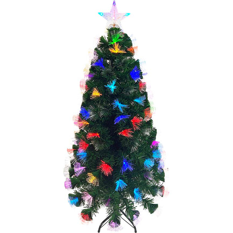 TREE 5FT W/ FIBER OPTIC LED INSIDE LIGHTS