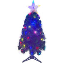 TREE 3FT W/ LED OUTSIDE FIBER OPTIC LIGHTS