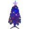 TREE 3FT W/ LED OUTSIDE FIBER OPTIC LIGHTS