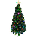 TREE 5FT W/ LED OUTSIDE FIBER OPTIC LIGHTS