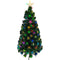 TREE 5FT W/ LED OUTSIDE FIBER OPTIC LIGHTS