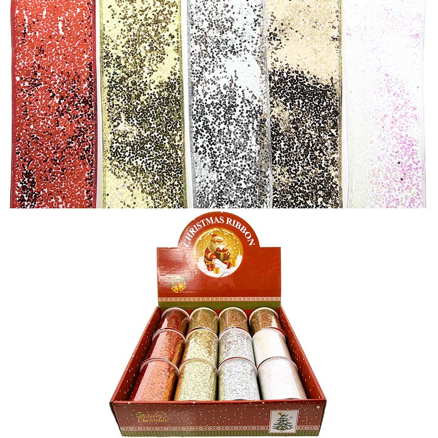 RIBBON SEQUINS 10CMx2M