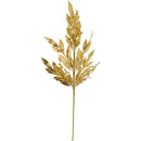 BERRY BRANCH LEAVES METALLIC GOLD 82CM