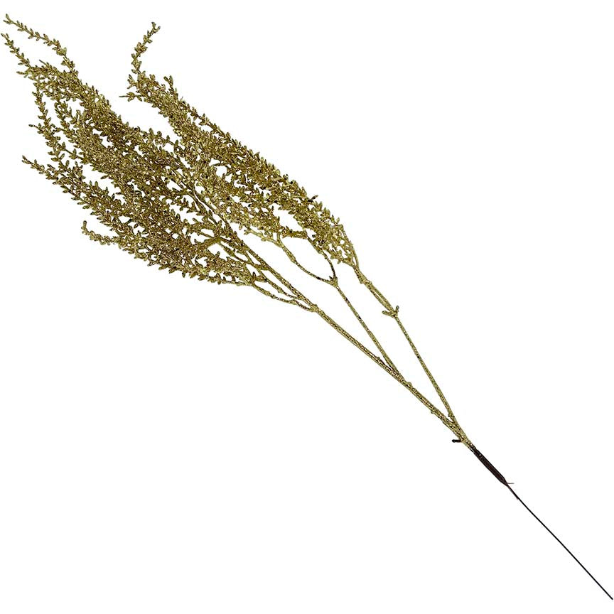 AMARANTH SPRAY BRANCH GLTR 75CM LTGOLD