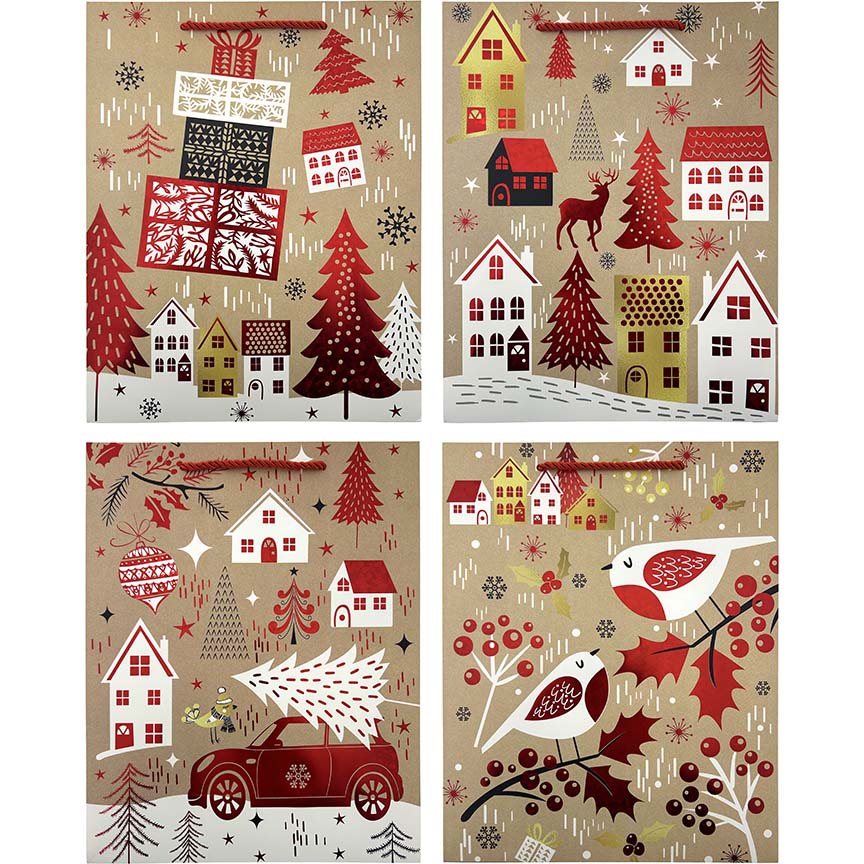 GIFT BAG XM 763MD 32(H)x26(W)x10(G)CM