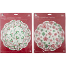 MISTLETOE PRINT DOILIES 10CT 10.5"