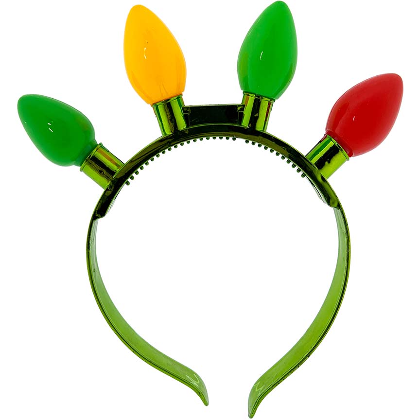 LED LIGHT BULB HEADBAND 8.5"