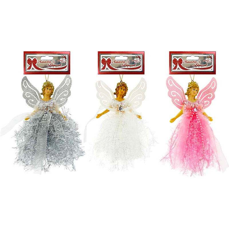 ANGEL ORNAMENT 3 ASTD 20CM