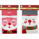 CHRISTMAS ZIP LOCK BAGS 10PC 2ASTD 22CM