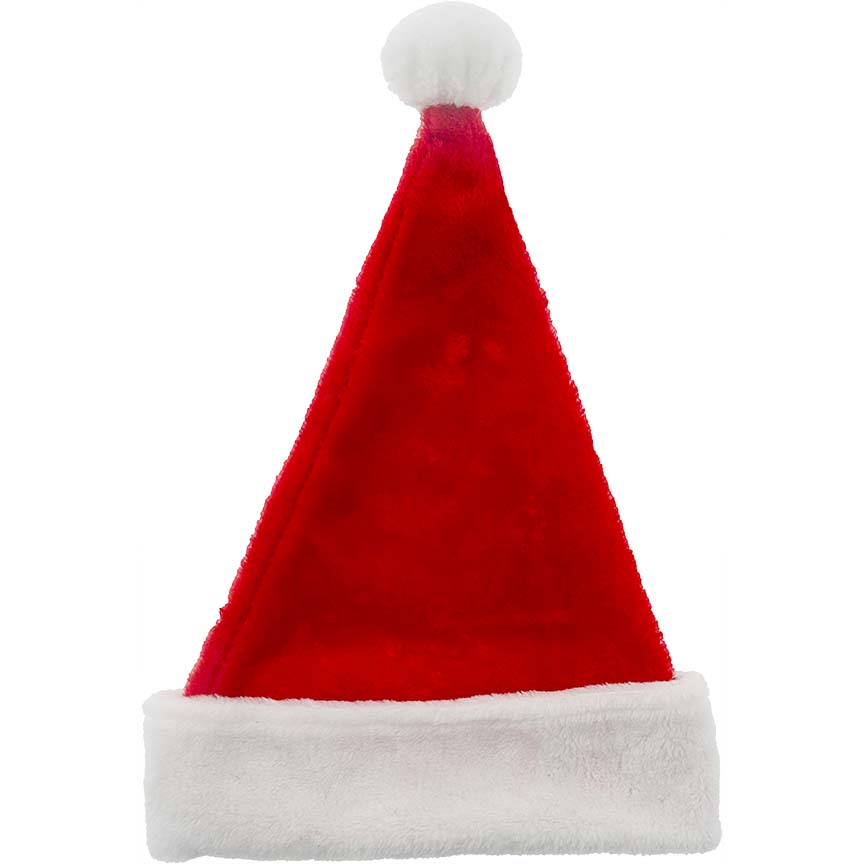 HAT PLUSH DBLE CUFF W/L POMPOM 40CM