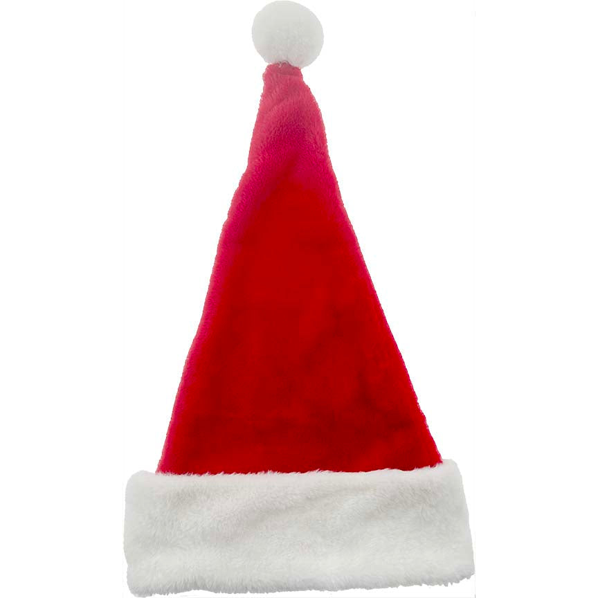 HAT PLUSH DBLE CUFF W/L POMPOM 64CM