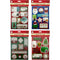 GIFTS TAGS STICKERS SHEET 4ASTD