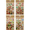 CHRISTMAS FOAM STICKERS 4ASTD P235