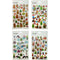 CHRISTMAS FOAM STICKERS 4ASTD P123