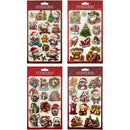 CHRISTMAS PAPER STICKERS 4ASTD 1035