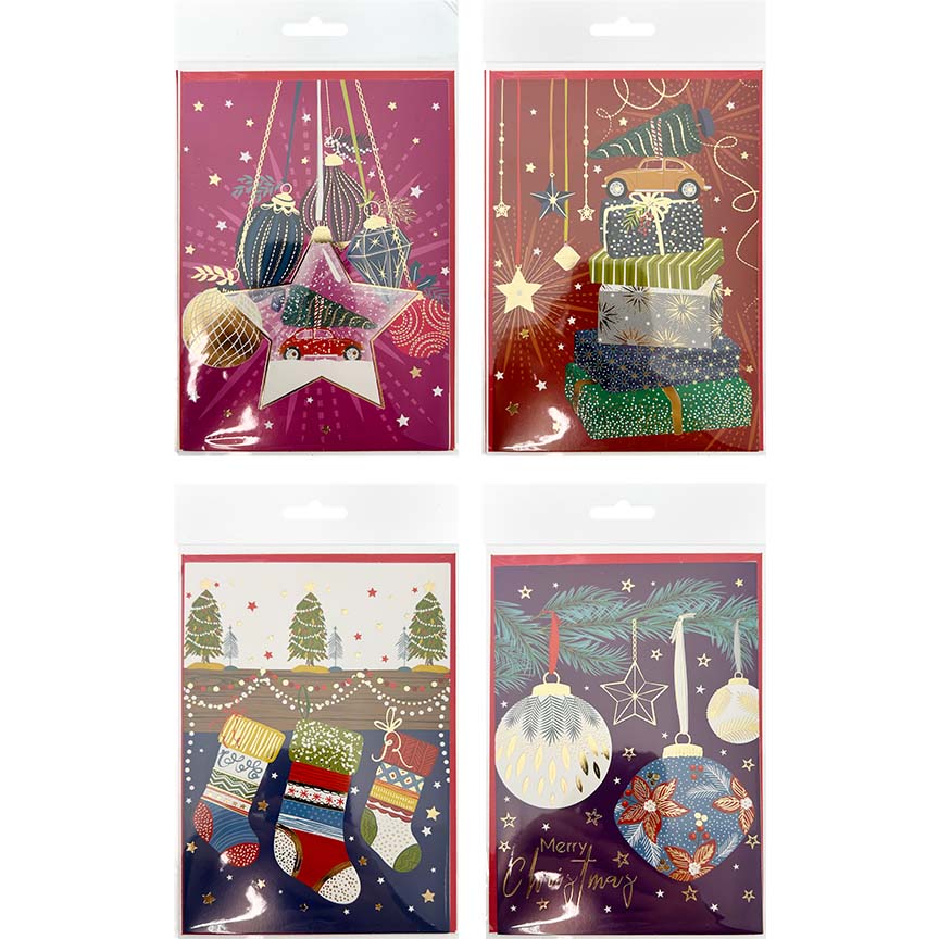 CHRIST CARD  SGL 4ASTD W/ ENVELOPE P242