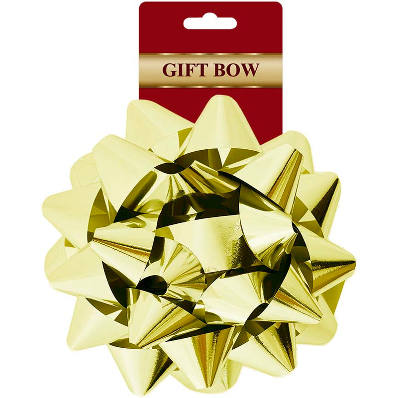 GIFT BOW 1PC 20CM GOLD