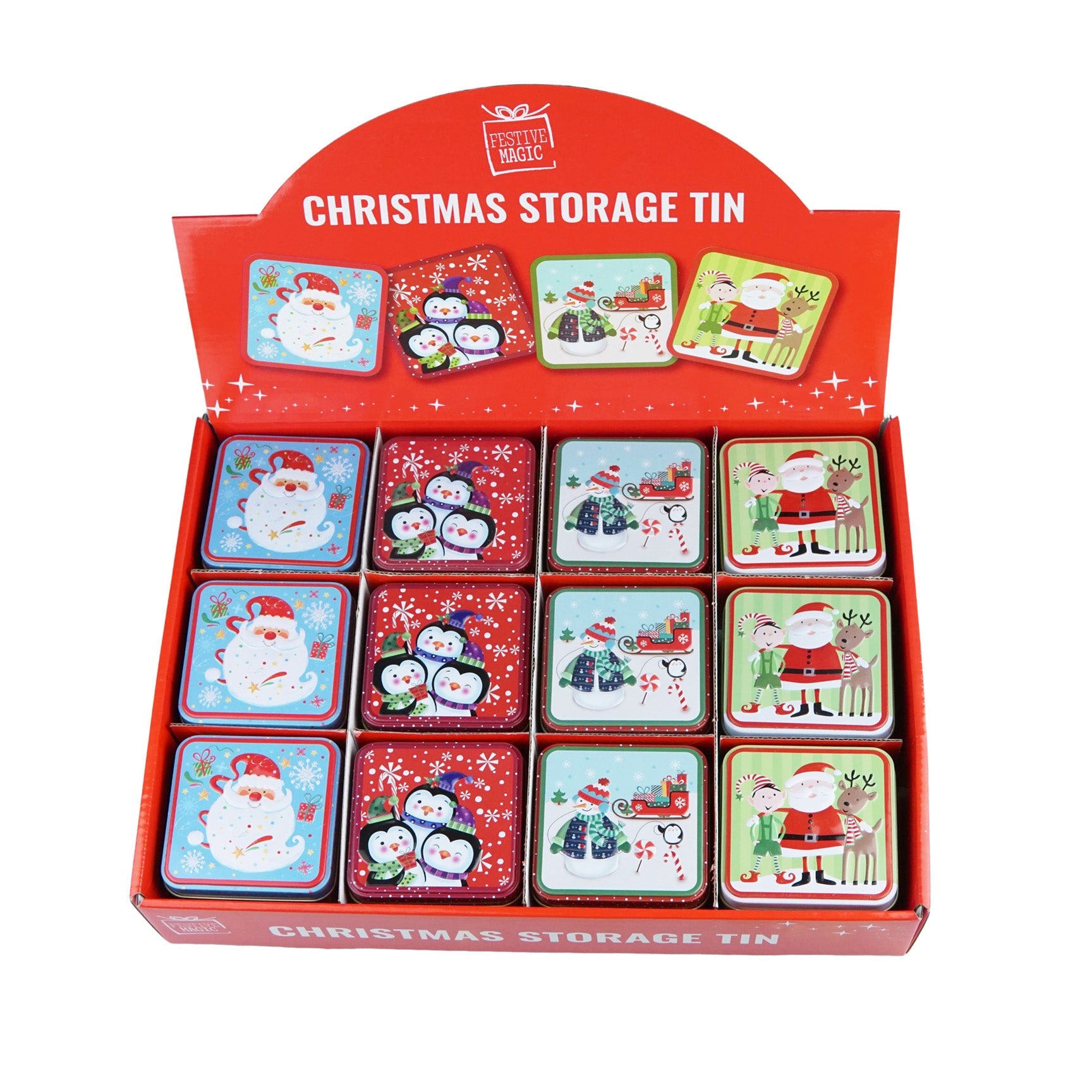 GIFTCARD TIN 7.5x7.5x6.5CM 4 ASTD