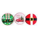 GIFT TIN CONTAINER 17(D)x4.5(H)CM 3ASTD