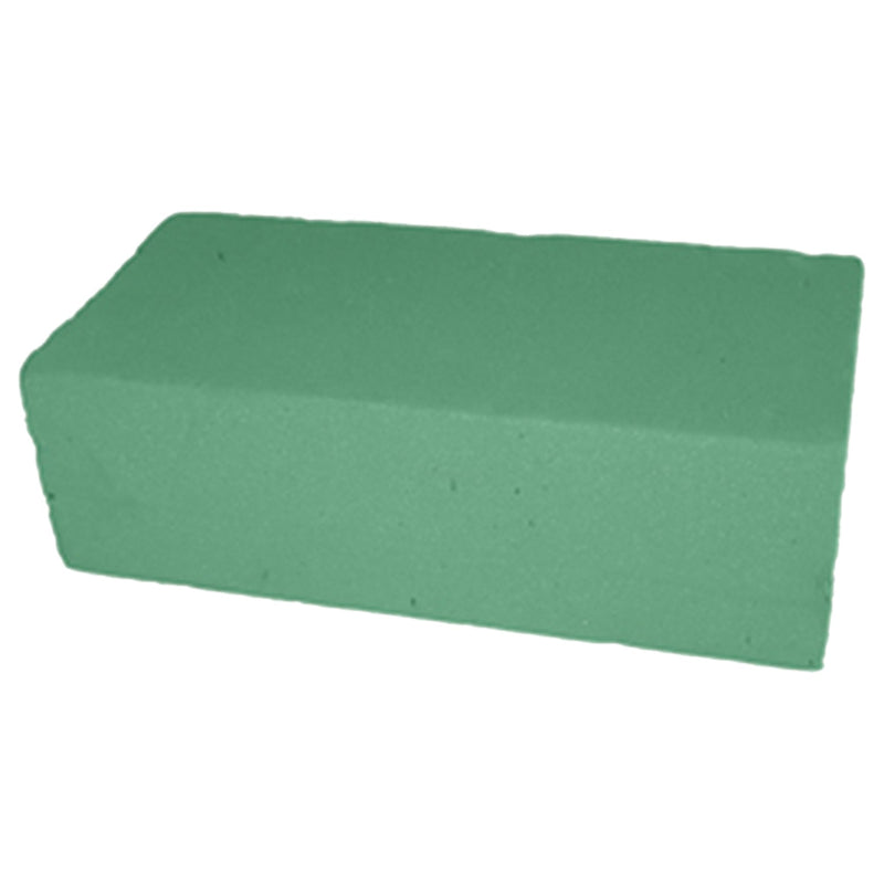 GREEN WET FLORAL FOAM BLOCK 22.5x10.5x7CM