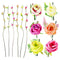 WILLOW BRANCH ROSES 5.5CM 6 ASSTD