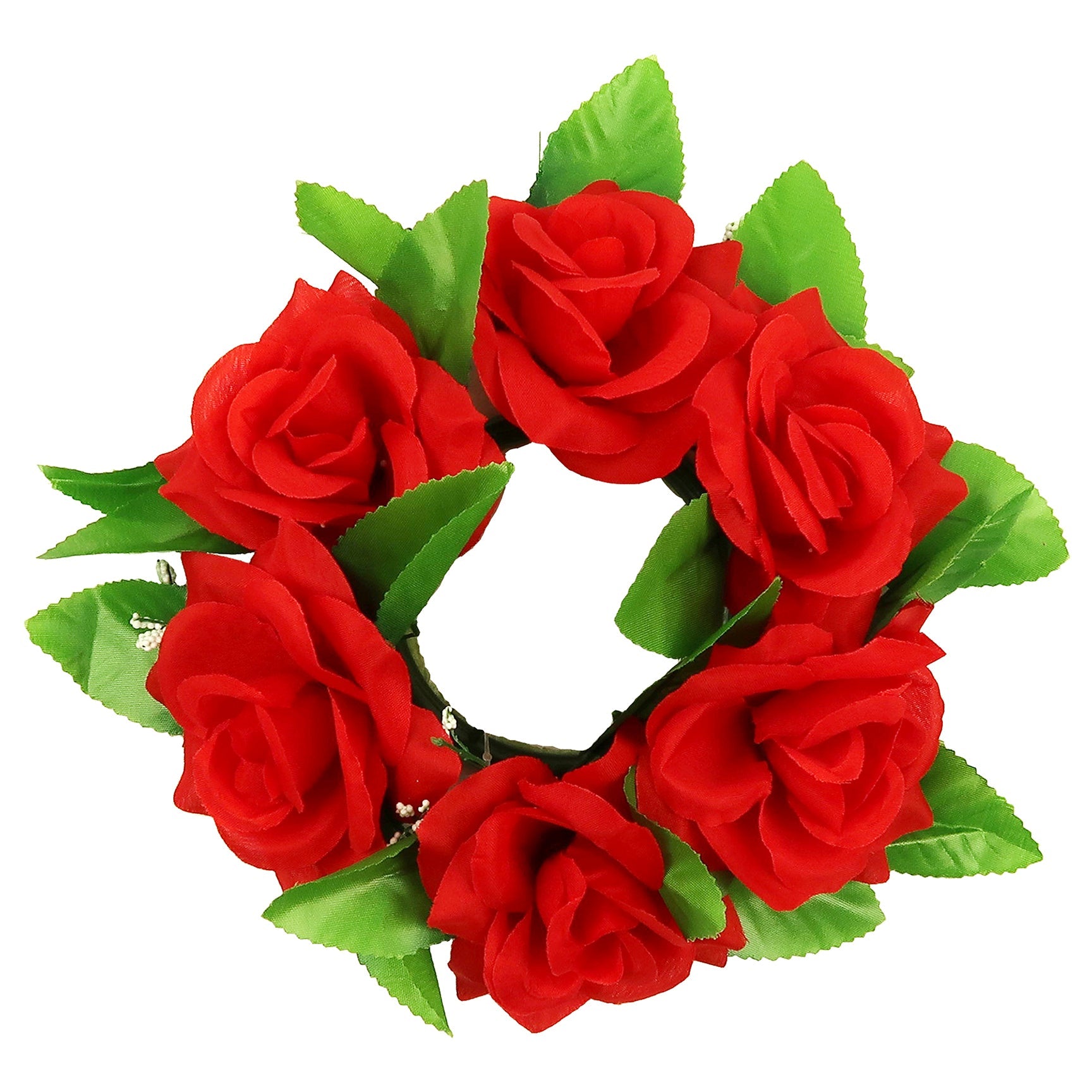 RED ROSE CANDLE RING