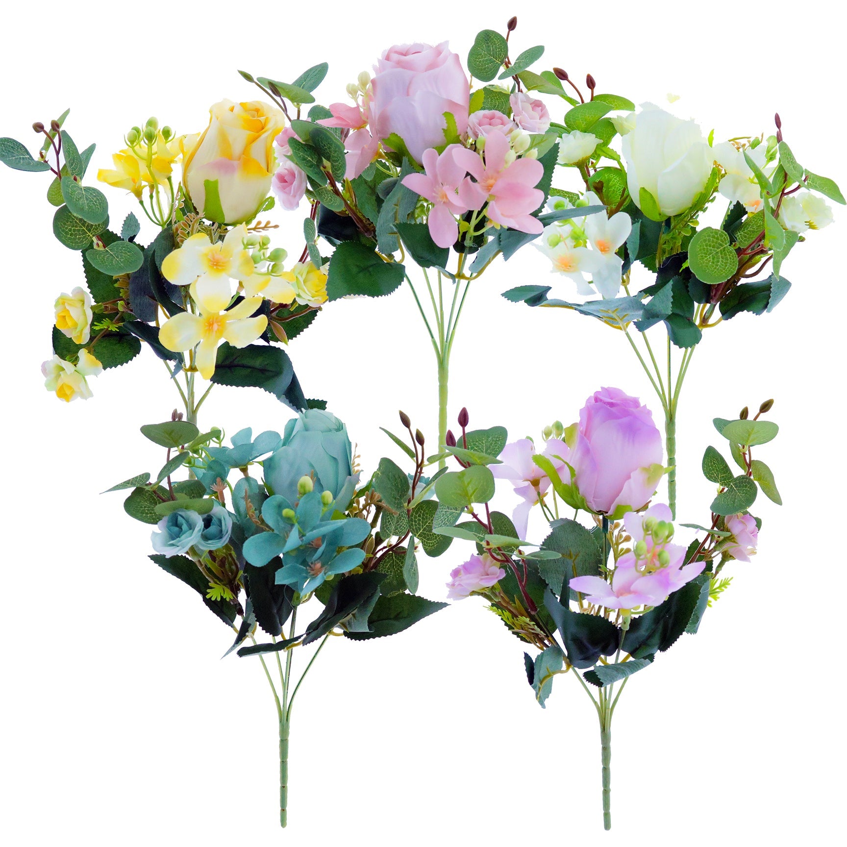FLOWER BOUQUET ROSE MIX 5BRANCH 5ASTD