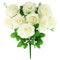 ROSE BOUQUET 9 BRANCH WHITE