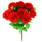 ROSE BOUQUET 9 BRANCH RED