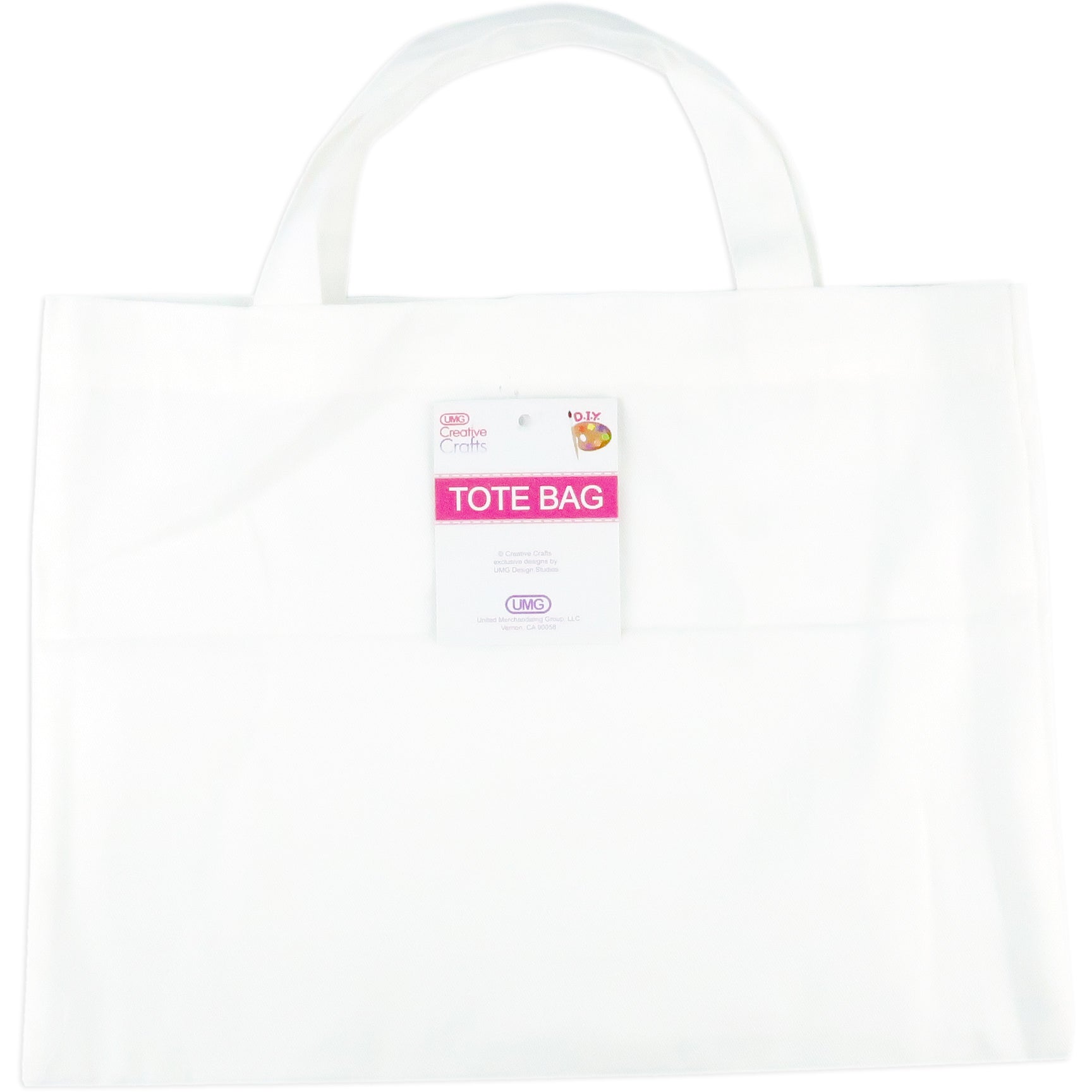 TOTE BAG CANVAS WHITE 10" X 13"CM