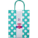 CRAFT BAG INV POLKA TEAL MD 2PC