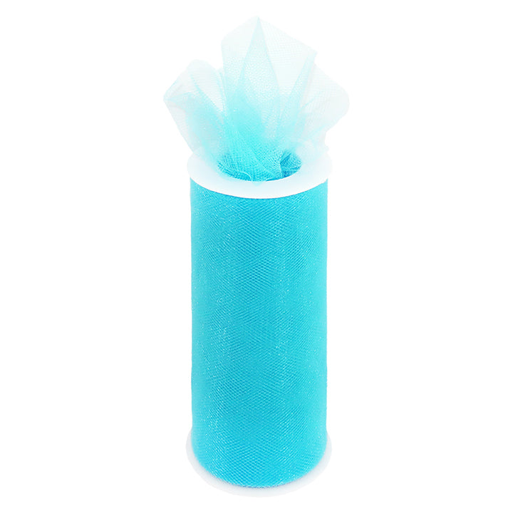 TULLE 6INx25YD LIGHT BLUE