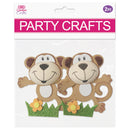 FOAM CRAFT MONKEY SMALL 2PC