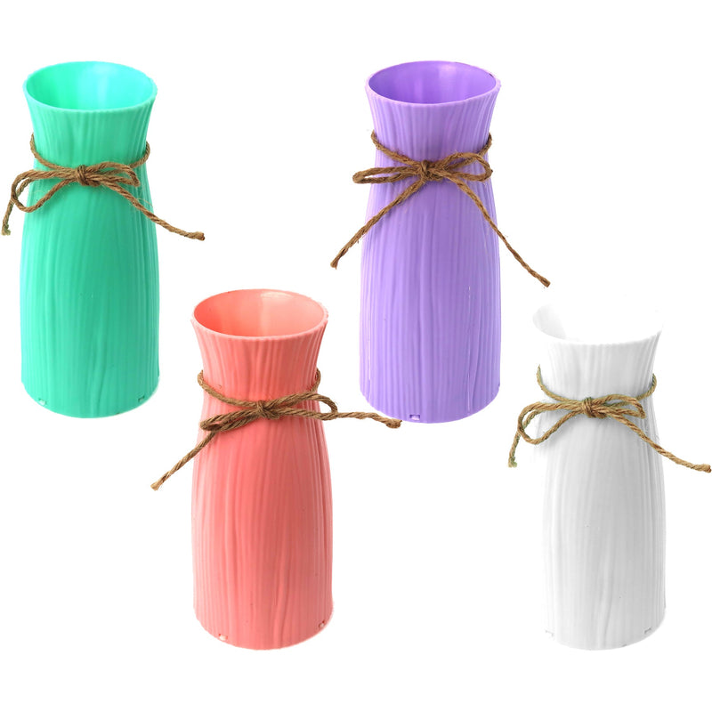 FLOWER VASE W/RIBBON 17.5*6CM