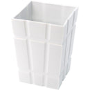 FLOWER POT BLOCK WHITE 16*10CM