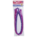 CHENILLE STEMS PURPLE GRAD 50CMx6MM 15PC