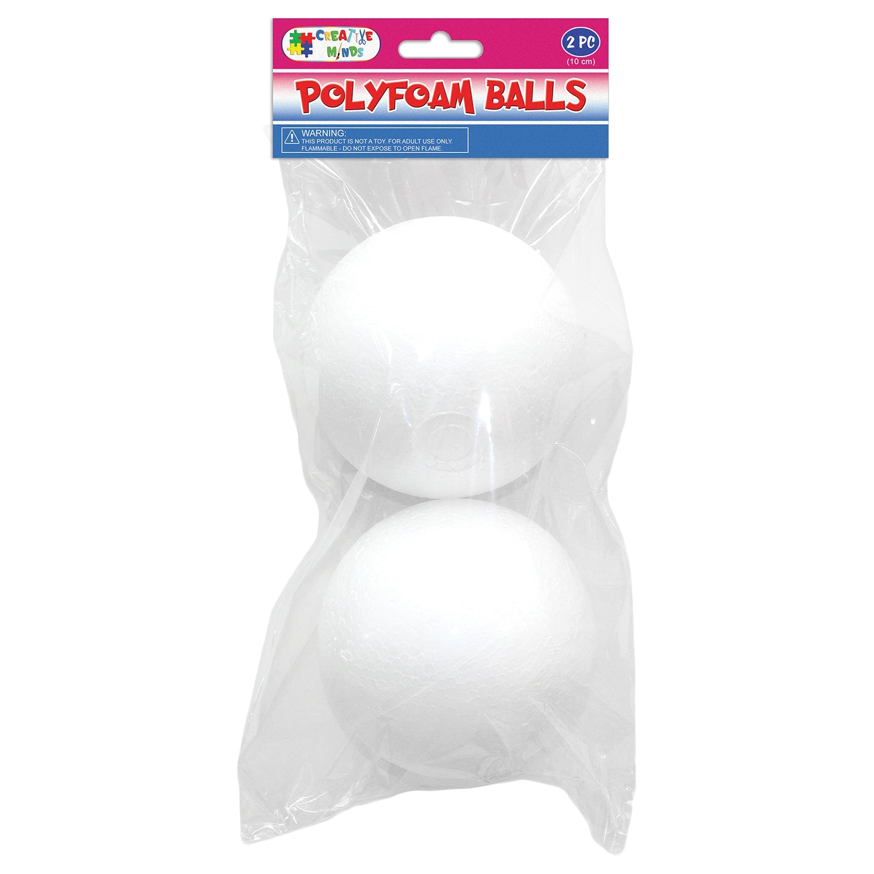 POLYFOAM BALLS 10CM 2PC